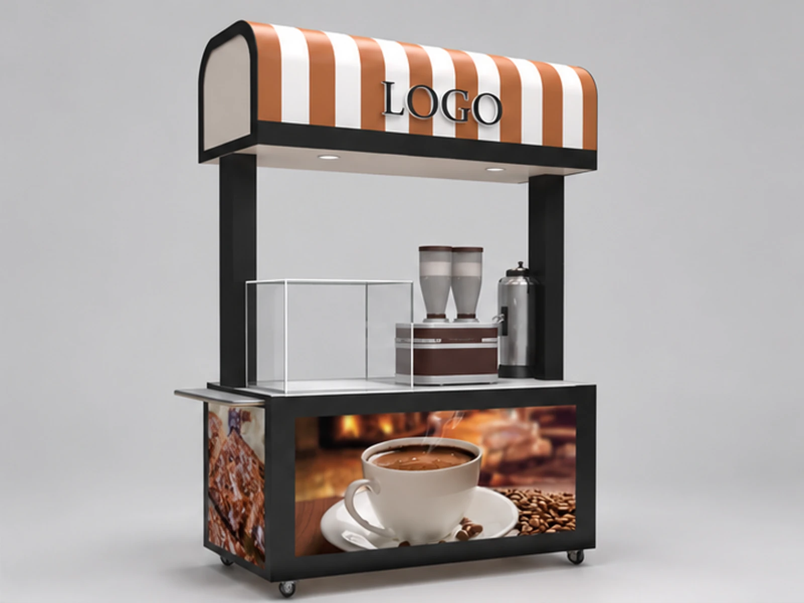 Coffee Cart product design 9 for event coffee cart