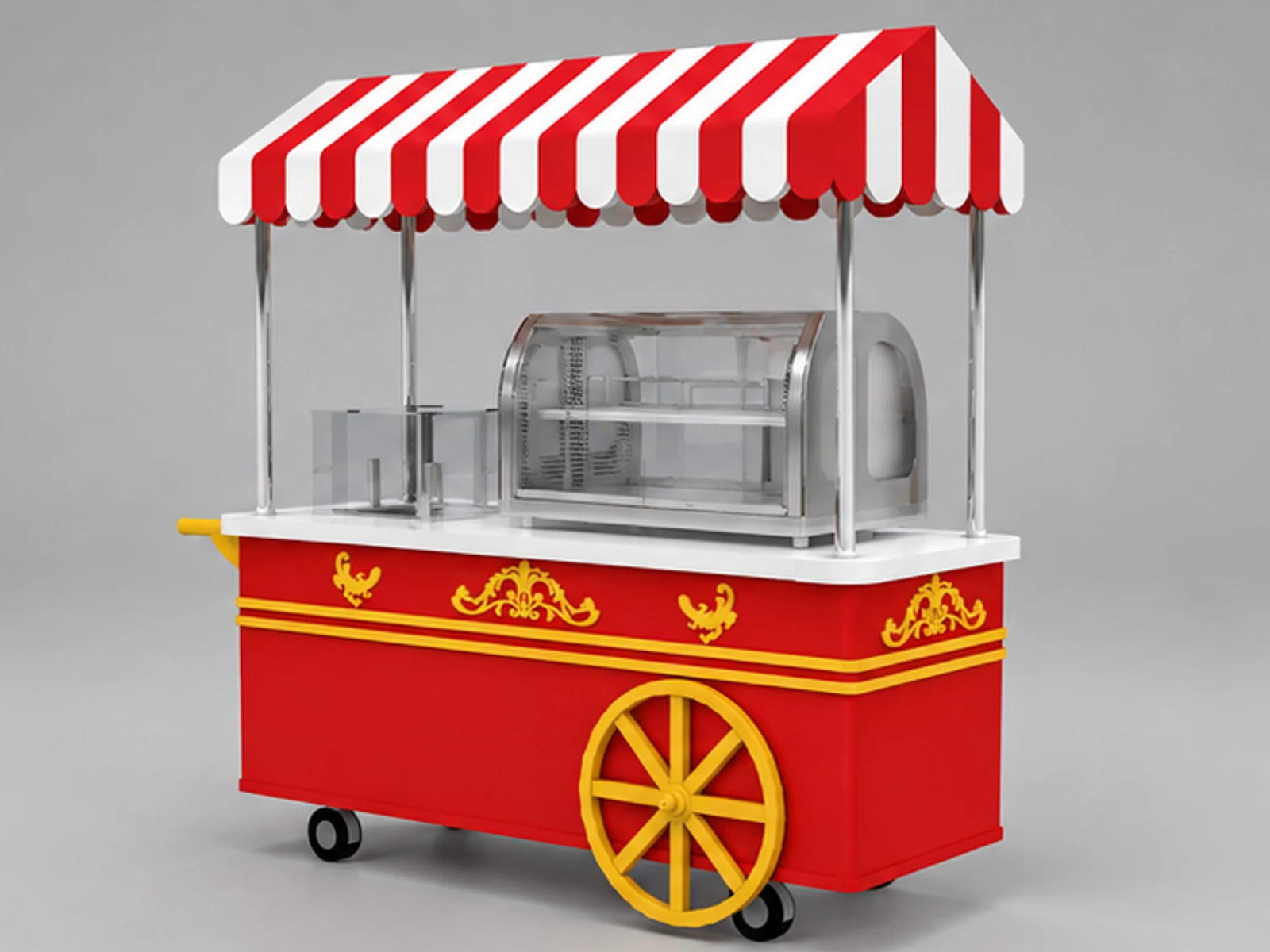 Coffee Cart product design 10 for mall coffee cart