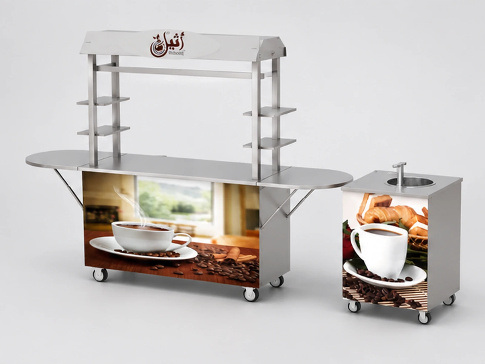 Coffee Cart product design 11 for office coffee bar cart