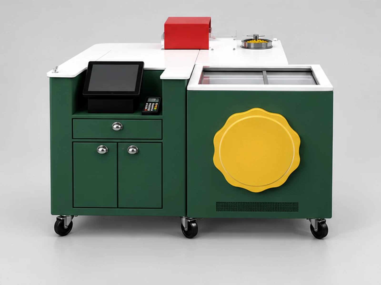 High Quality Sweet Corn Food Cart New Custom Corn Booth Design customer-facing service and display view
