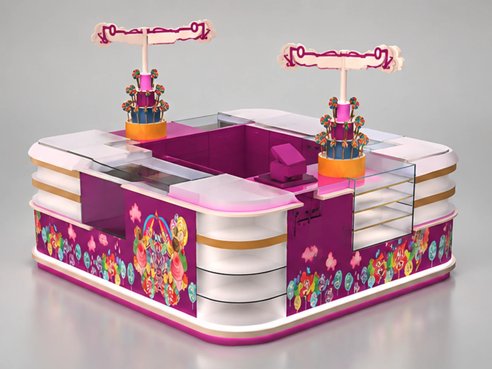 Candy Kiosk product design 11 for candy gift kiosk