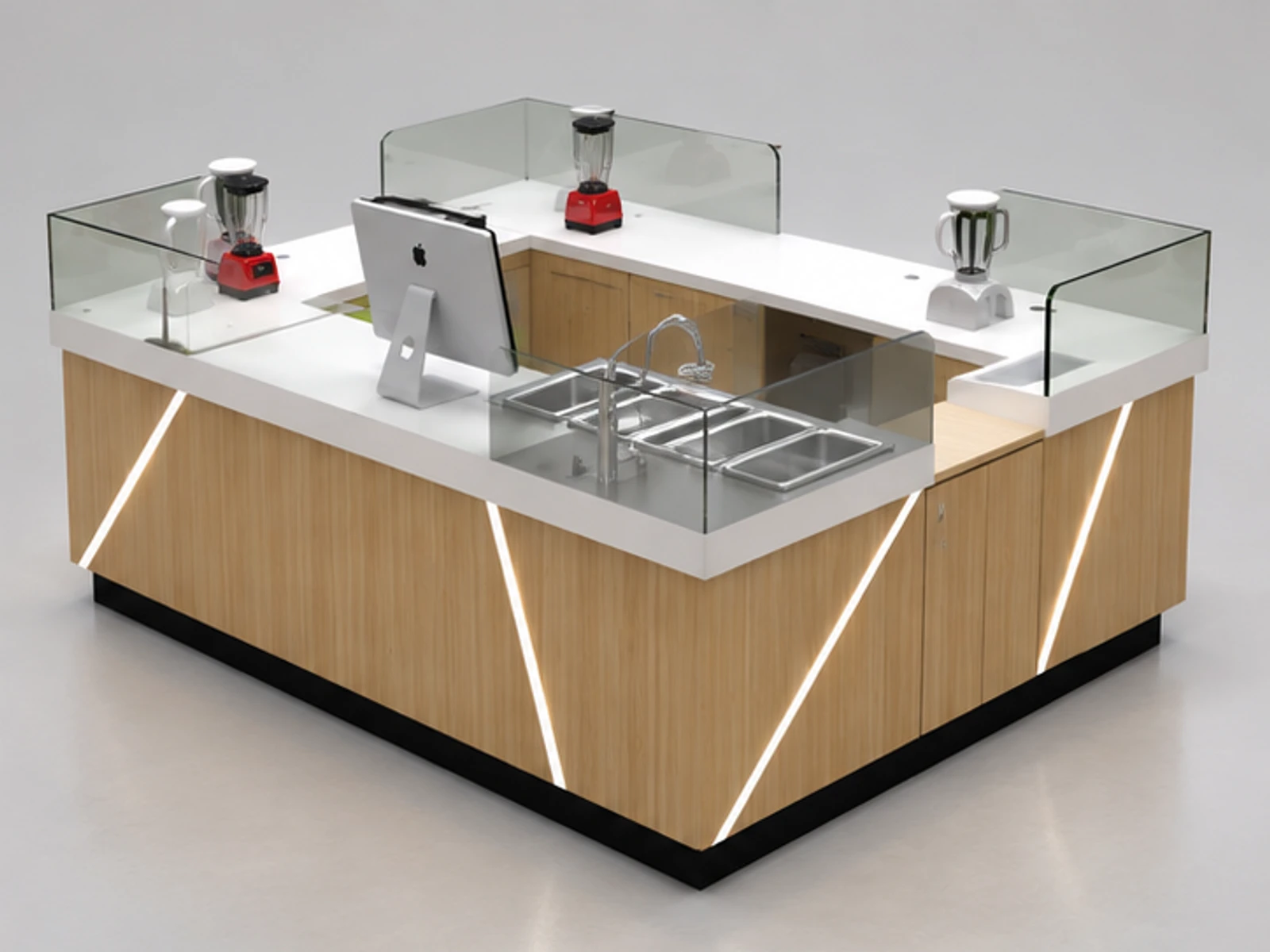 Juice Kiosk product design 10 for health juice bar
