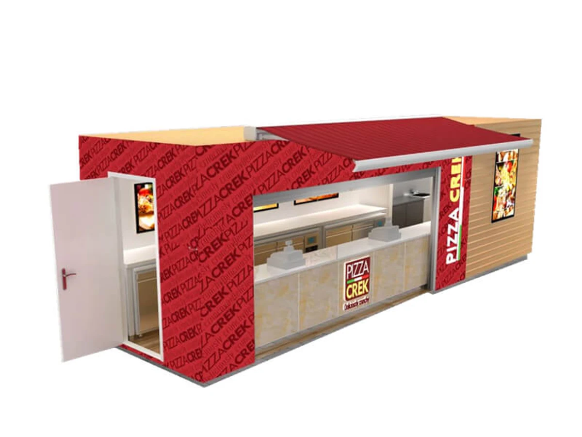 Pizza Kiosk product design 9 for mall pizza kiosk