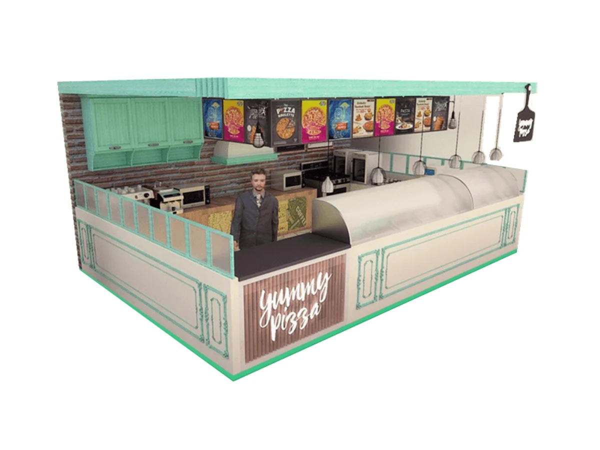 Pizza Kiosk product design 10 for pizza-by-the-slice counter