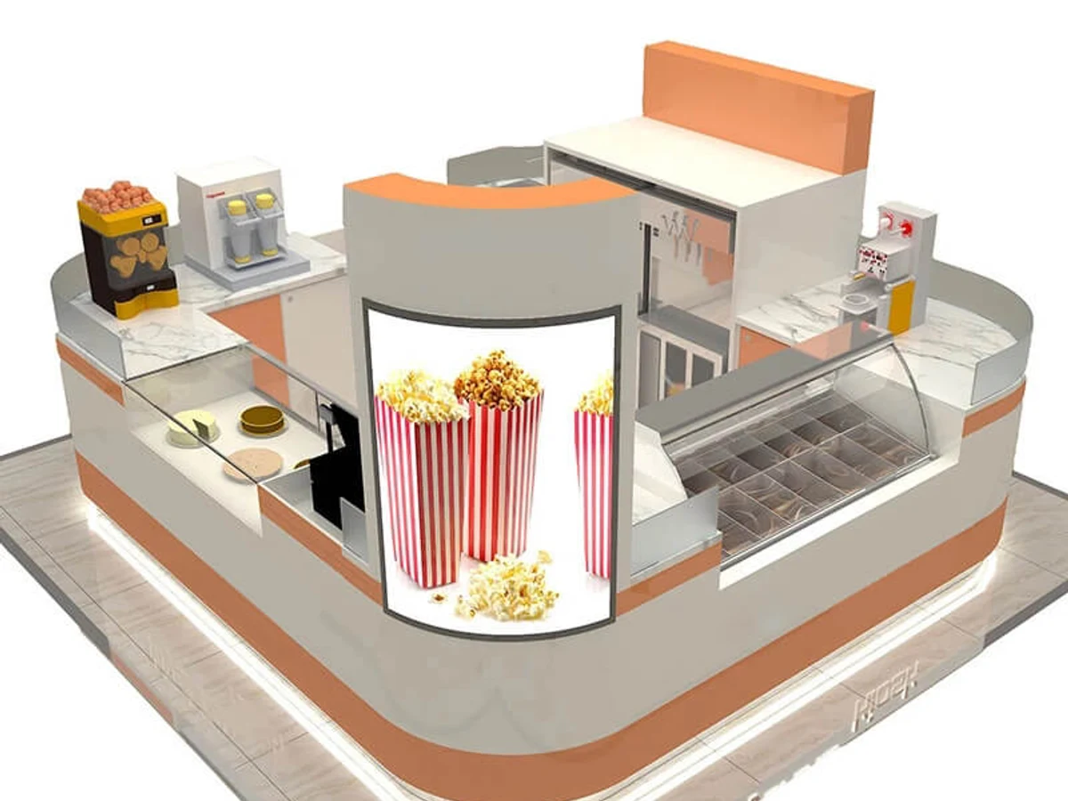 Popcorn Kiosk product design 9 for mall popcorn kiosk