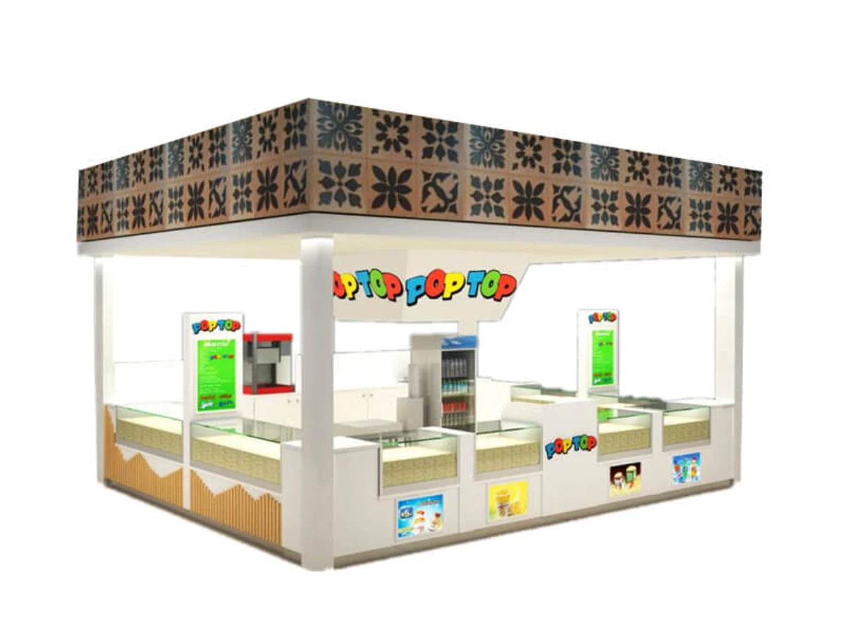 Popcorn Kiosk product design 10 for cinema popcorn counter