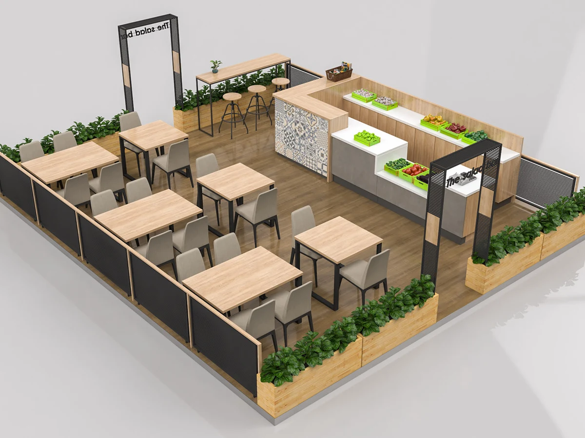 Sushi Kiosk product design 11 for made-to-order sushi booth