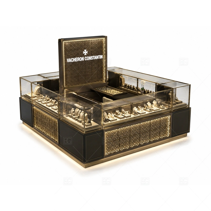 Custom jewelry kiosks for retail project