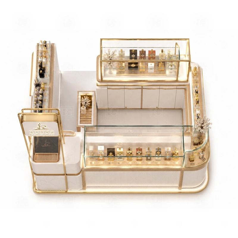 Arabic Perfume Fragrance Display Stand Manufacturer buyer planning detail for Arabic Perfume Fragrance Display Stand Manufacturer target size, bottle display quantity, tester counter size, logo sign dimensions, glass showcase size, lighting color, mall rules, destination country