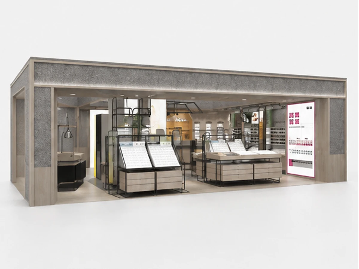 Customized Sunglasses Display Counter & Glasses Display Counter in Retail Store for Sale main mall-facing view