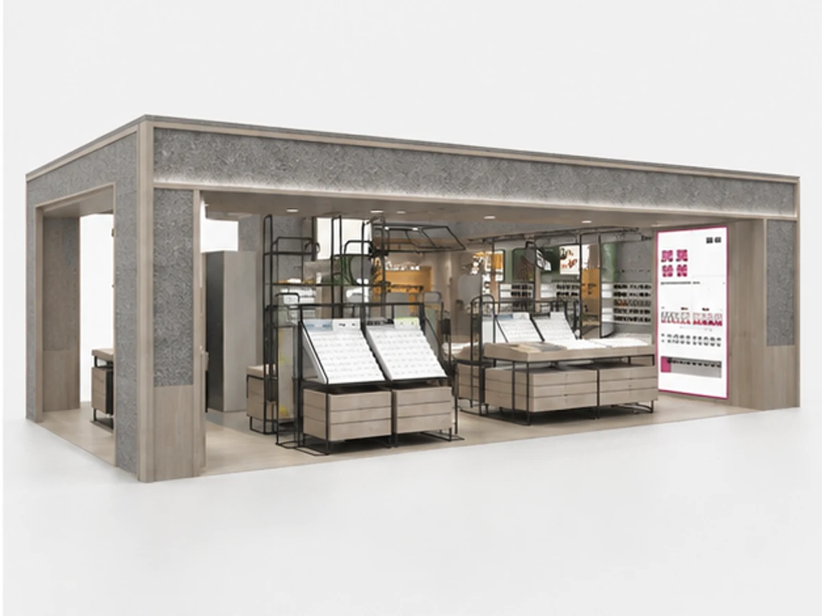 Customized Sunglasses Display Counter & Glasses Display Counter in Retail Store for Sale angled eyewear display view