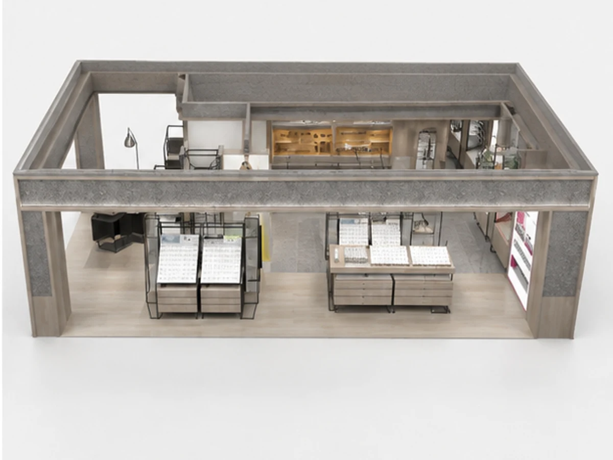 Customized Sunglasses Display Counter & Glasses Display Counter in Retail Store for Sale staff storage and display detail