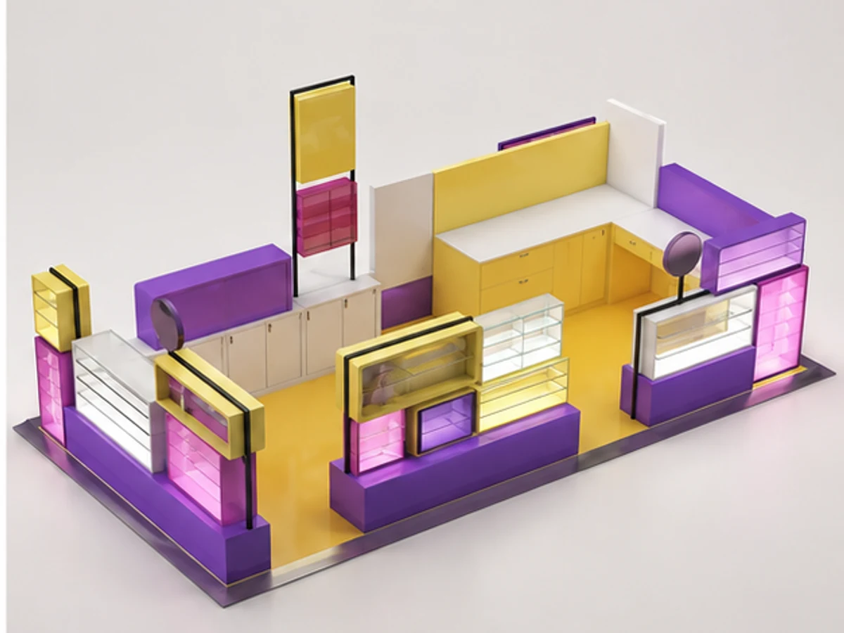 Fantastic eyeglasses display kiosk sunglasses display cabinet used in London angled eyewear display view