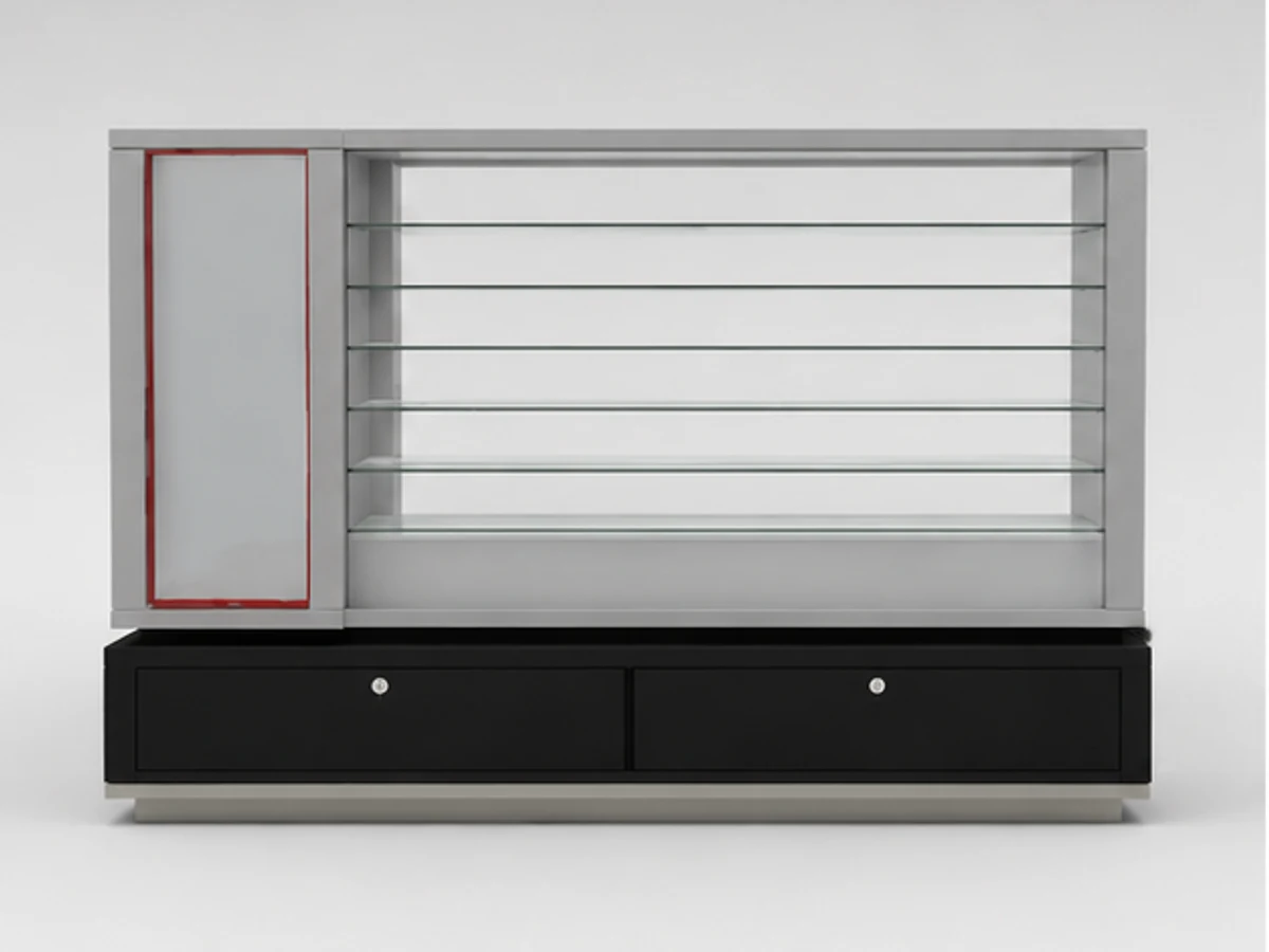 Modern sunglasses display cabinet design glasses display stand used in retail mall mirror and frame browsing area