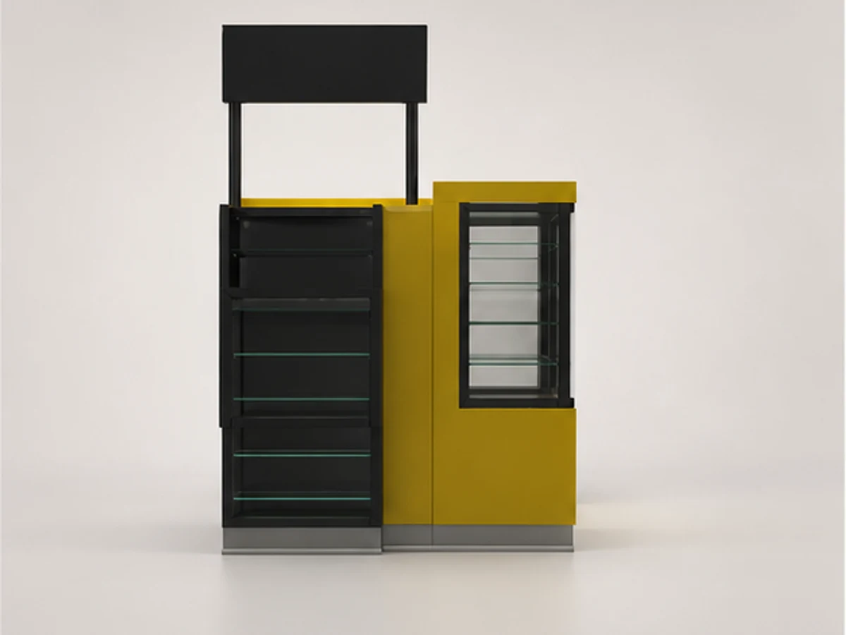 New Style Sunglasses Stand | Unique Mall Commercial kiosk To The UK mirror and frame browsing area