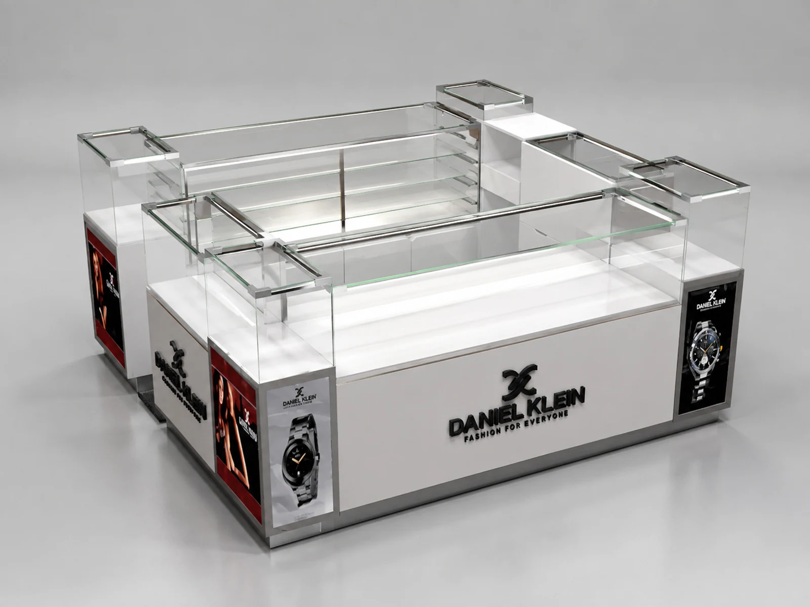High Quality Watch Kiosk Design Customized Watch Booth for Shopping Mall on Sale main shopping mall view