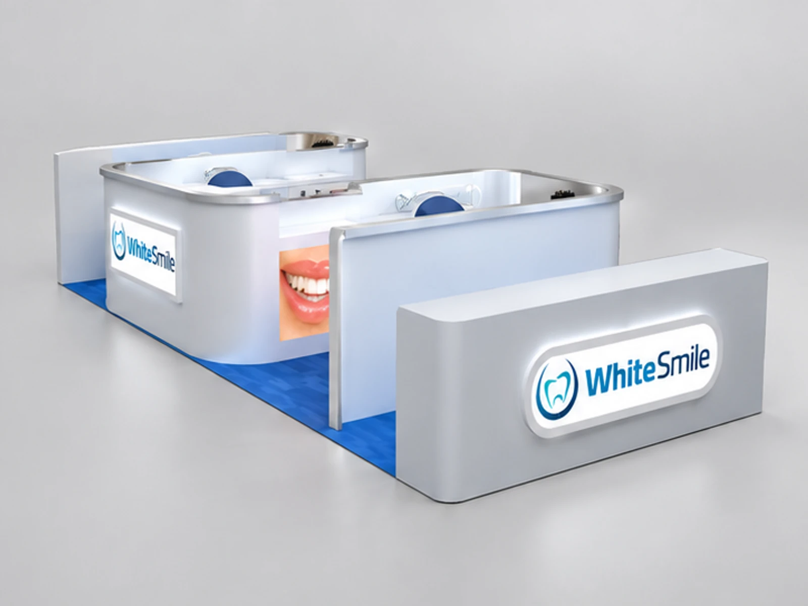 Teeth Whitening Kiosk product design 11 for premium smile studio